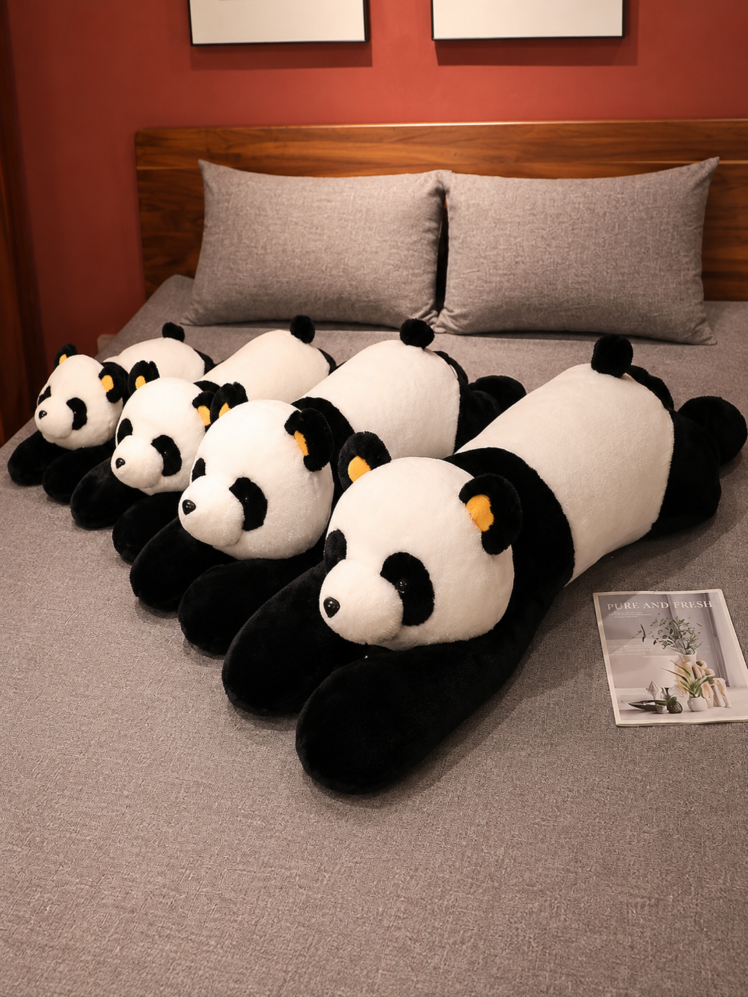 Soft Panda Plush Pillow Toy
