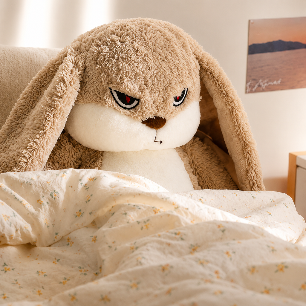 Grumpy Bunny Plush Toy