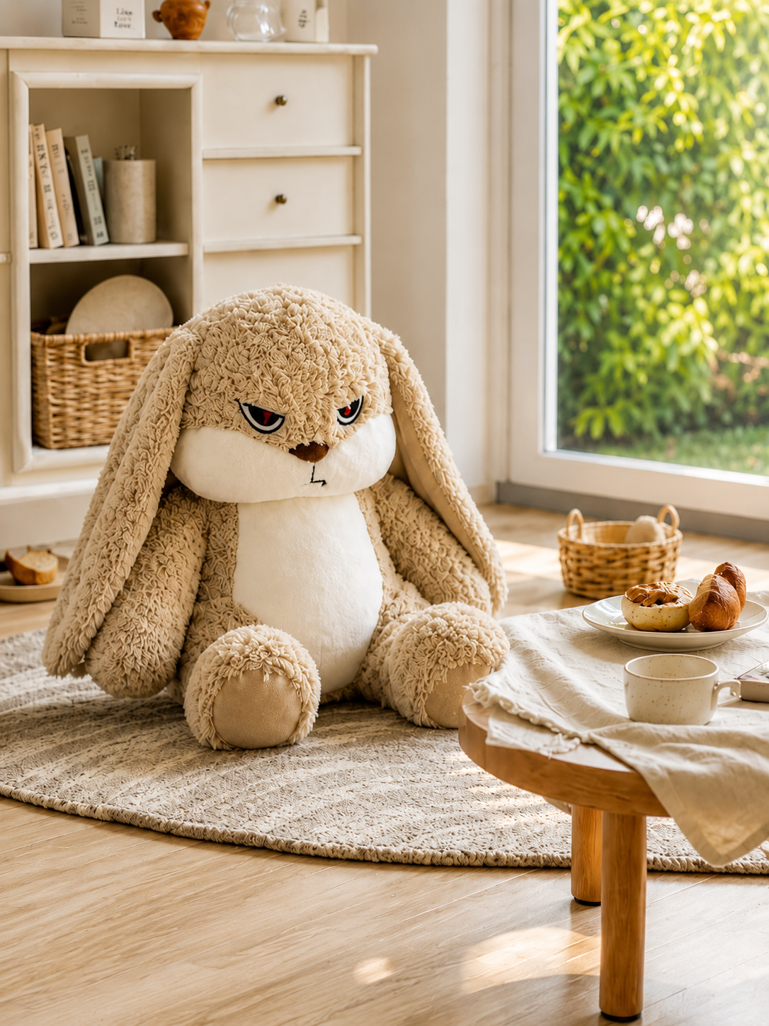 Grumpy Bunny Plush Toy