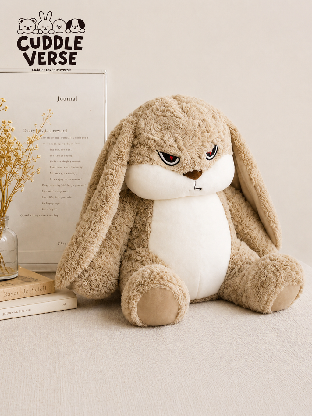 Grumpy Bunny Plush Toy